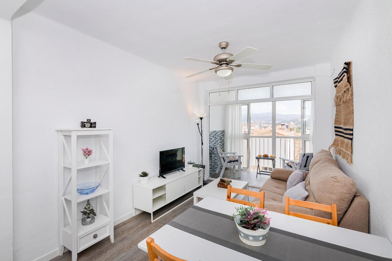 Impresionante Vista Al Mar - Elegante Apartamento Malaga Luaran gambar