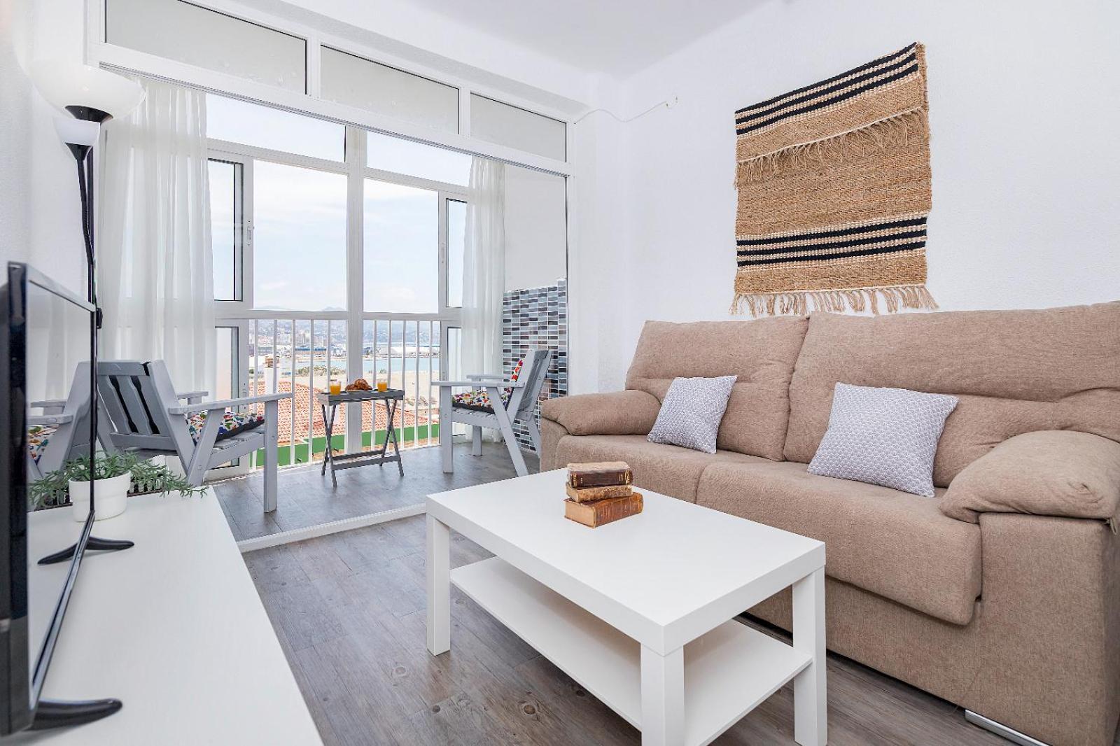 Impresionante Vista Al Mar - Elegante Apartamento Malaga Luaran gambar